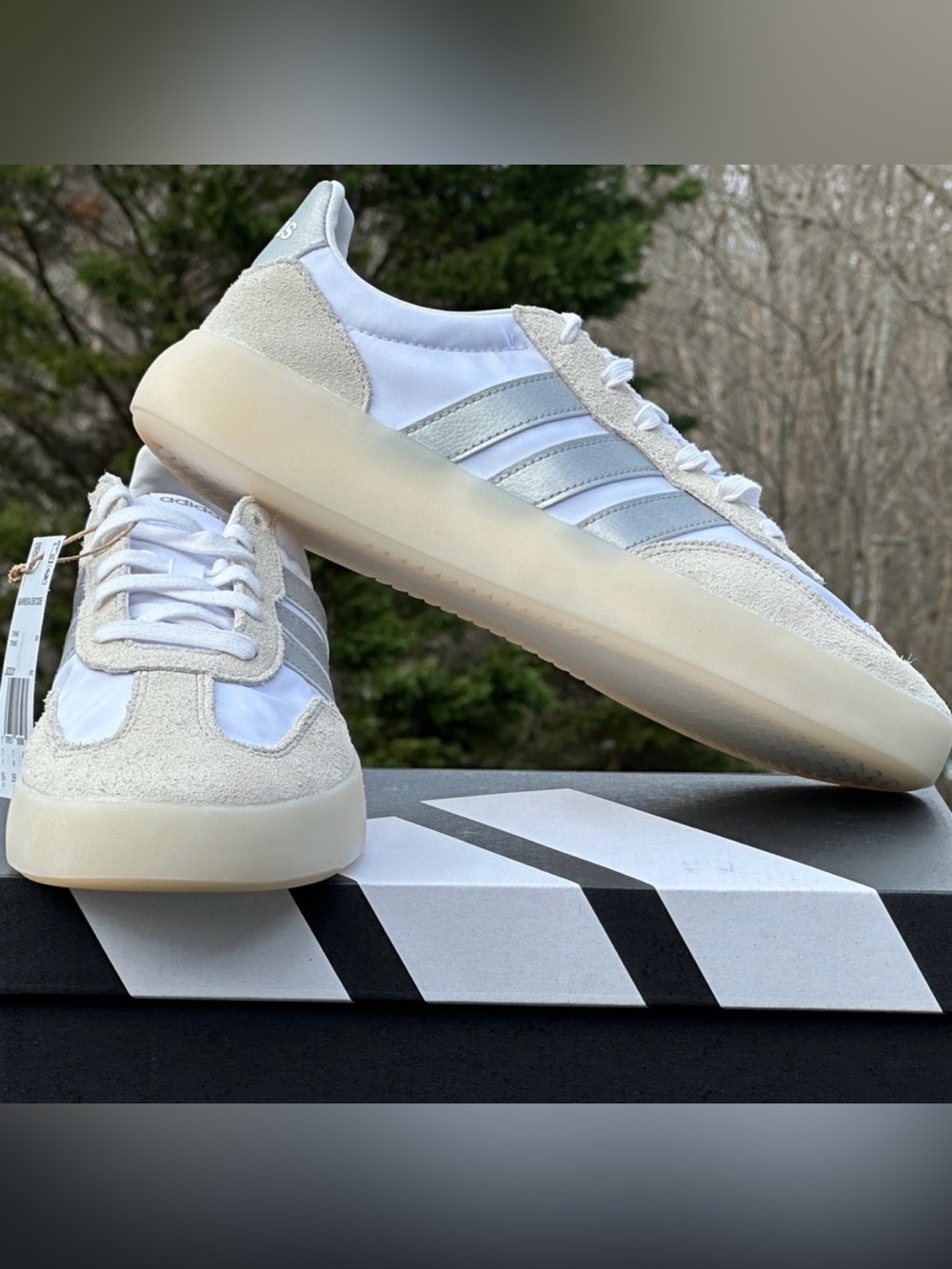 Adidas Barreda Decode White Low Casual Sneaker Womens 8.5 | 9 | 9.5 Unisex NEW